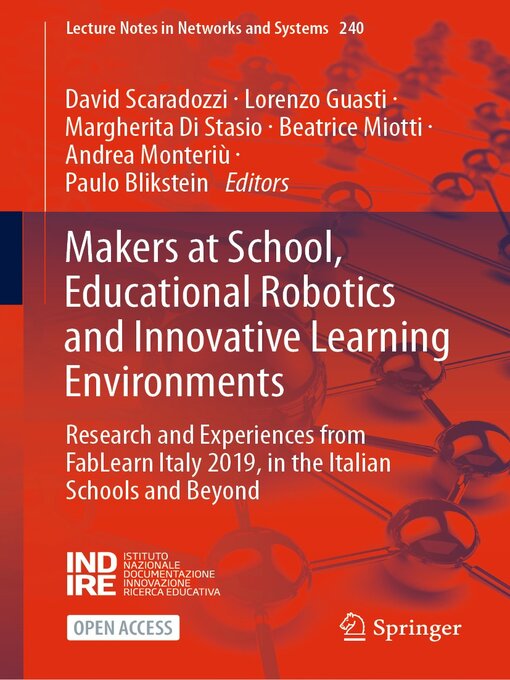 Title details for Makers at School, Educational Robotics and Innovative Learning Environments by David Scaradozzi - Available